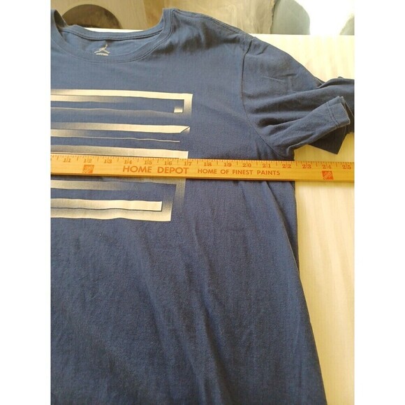 Nike Air Jordan set/2 Tshirts mens XL navy short sl. logo casual active athletic - Picture 8 of 9
